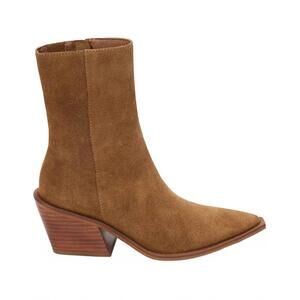 NEW MATISSE women's cleo suede ankle boots in bourbon